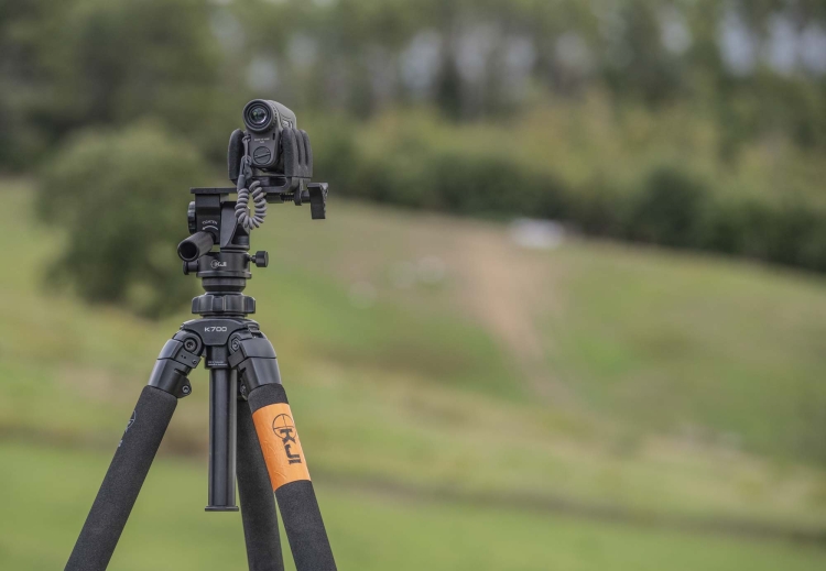 Non just for rifles: the Reaper Grip can also support spotting scopes or rangefinders