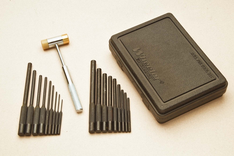 Wheeler's new kit unites two of the company's best known pin punch sets in one