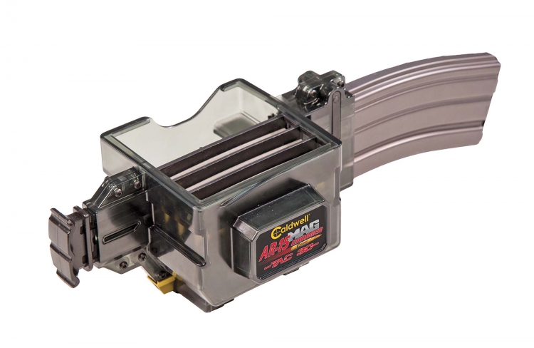 Caldwell's Mag Charger TAC-30 is conceived to load STANAG 4179 compliant magazines