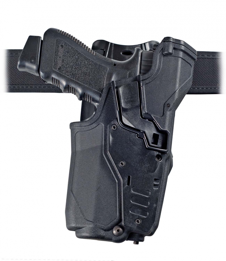 The design of the new Radar CRAB-PRO pistol holster solves the problem of having an holster allowing the safe carry of pistols with tactical-light/laser-sight of different sizes. And the carry is secu even with the pistol alone. Looks obvious? it is not.