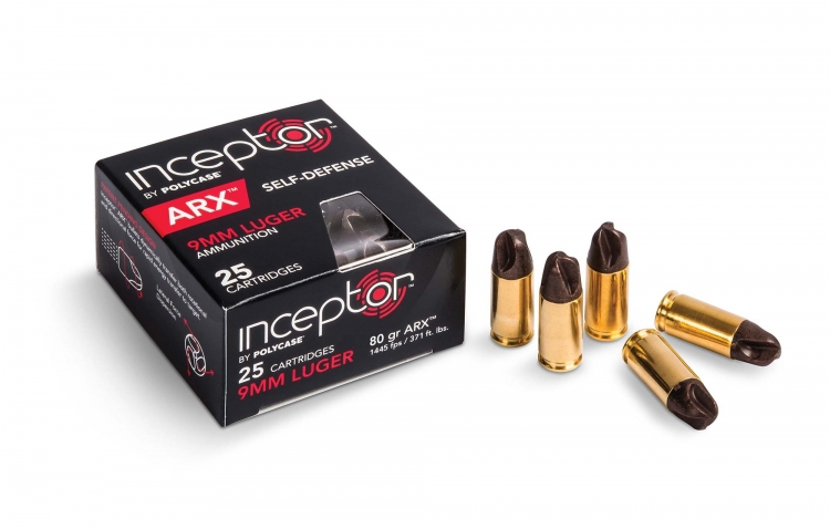 The Polycase Inceptor ARX ammunition, out of which is born the new Ruger ARX self-defense ammunition