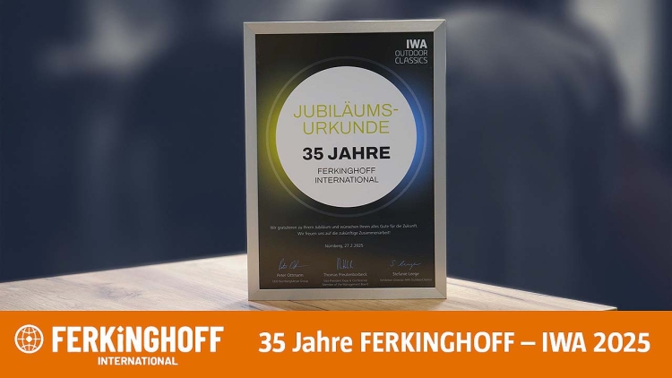 Ferkinghoff International – a general distributor of firearms, ammunition and accessories for the civilian markets active in 27 European Countries – celebrated its 35 years of activity at the 2025 edition of IWA