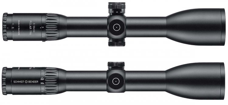 Schmidt & Bender is extending the innovative Polar T96 line by two new target optics, 3-12x54 and 4-16x56