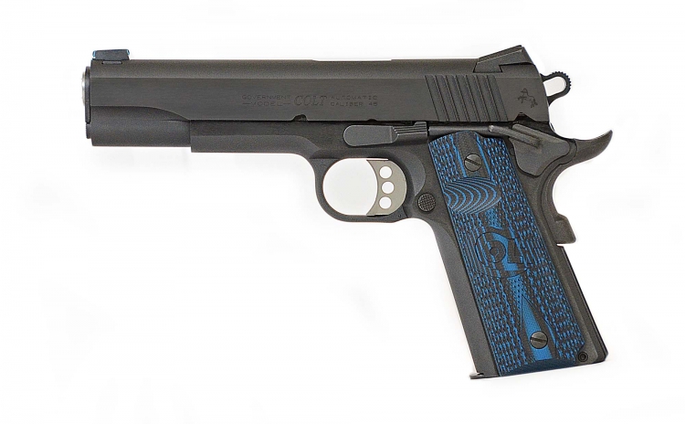 Colt 1911 Competition semiauto pistol, available in 9mm or . 45 ACP calibers