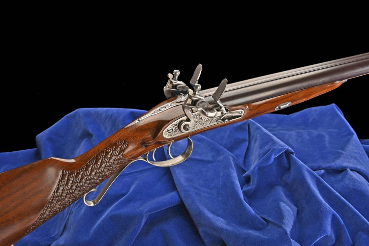 Pedersoli double barrel flintlock shotgun