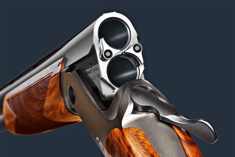 The Blaser F16 shotgun breech