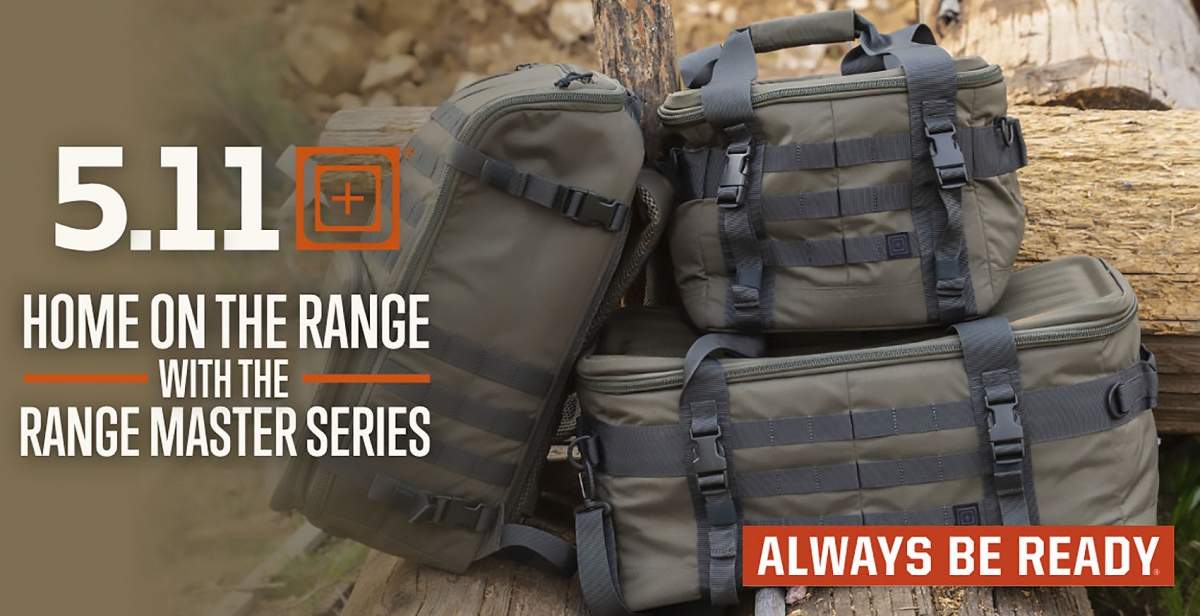 5.11 Range Master series: Qualifier, Duffel and Backpack bags