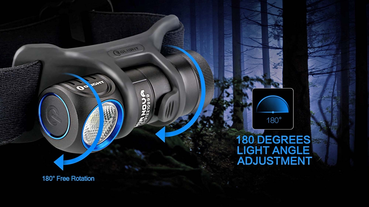 Olight's H1R Nova can be used for everyday carry, professional purposes, and outdoors
