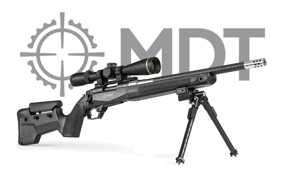 MDT CRBN drop-in carbon stock for hunting and precision rifles
