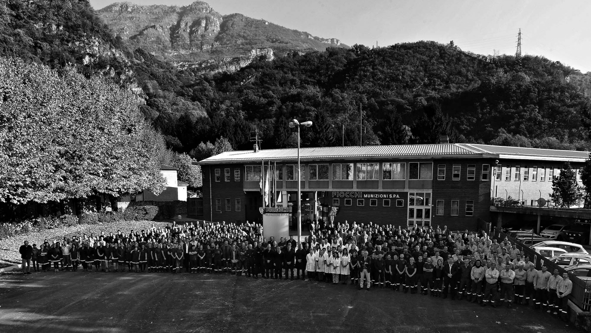 The company’s history is made of people: here, the current employees at the Italian headquarter in Lecco