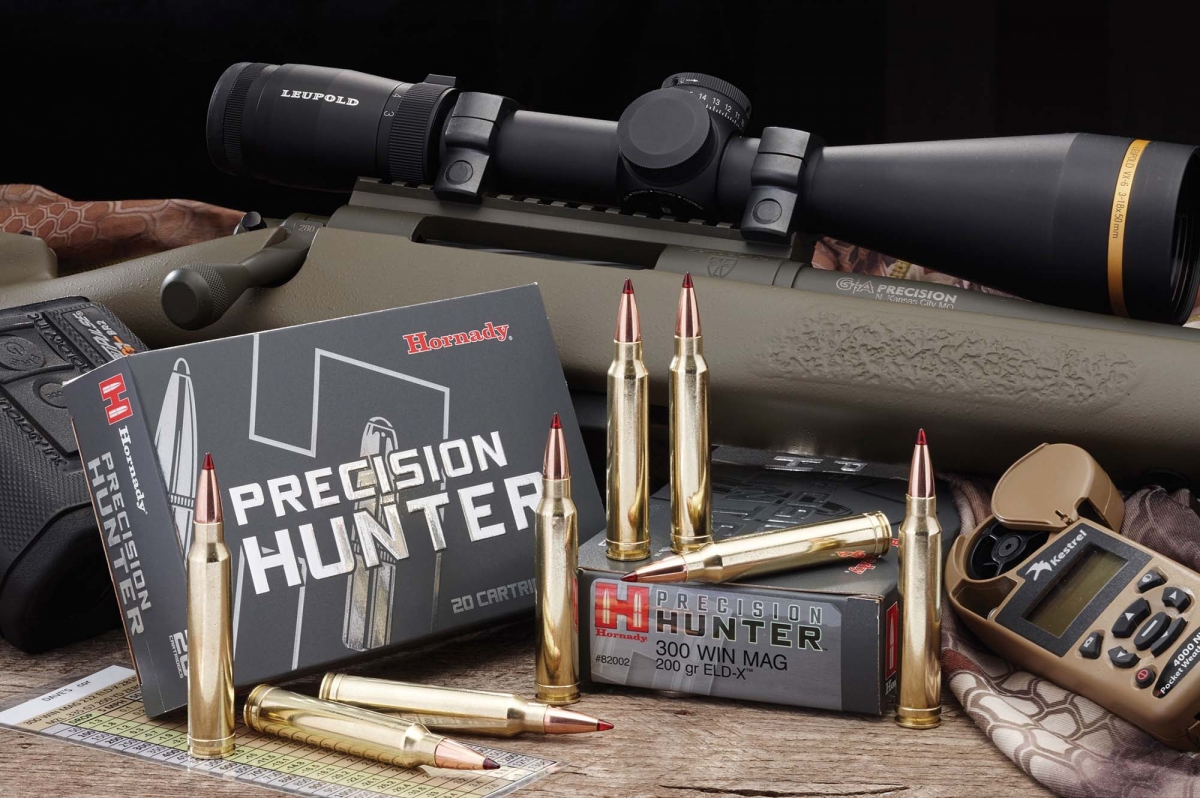 The new Hornady Precision Hunter ammunition feature the new ELD-X™ bullet with the new Heat Shield™ tip. The Precision Hunter cartridge is the ideal load for ANY hunting situation because of its effective terminal performance at ALL practical ranges.