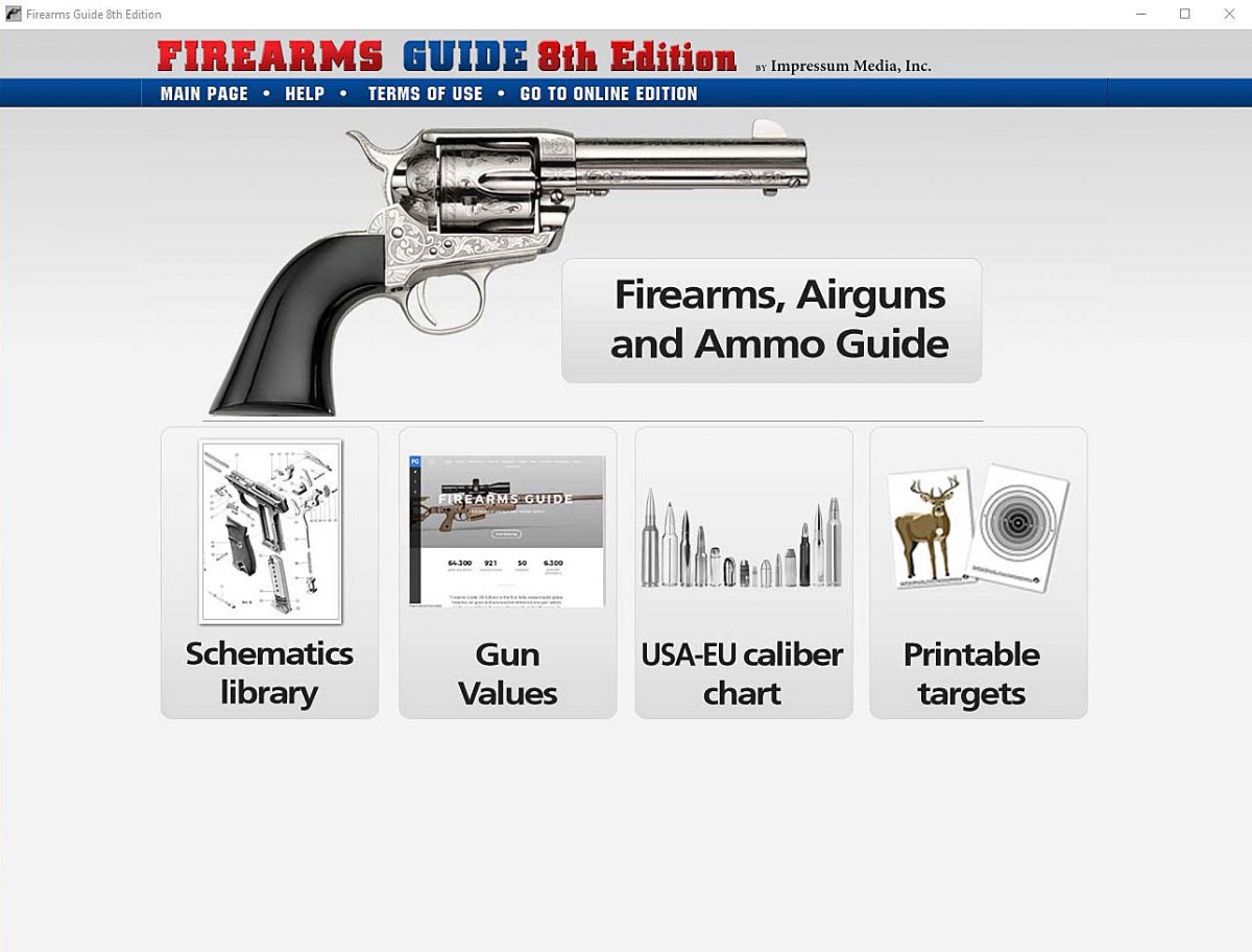 È disponibile l&#039;ottava edizione della Firearms Guide, pubblicata dalla statunitense Impressum Media