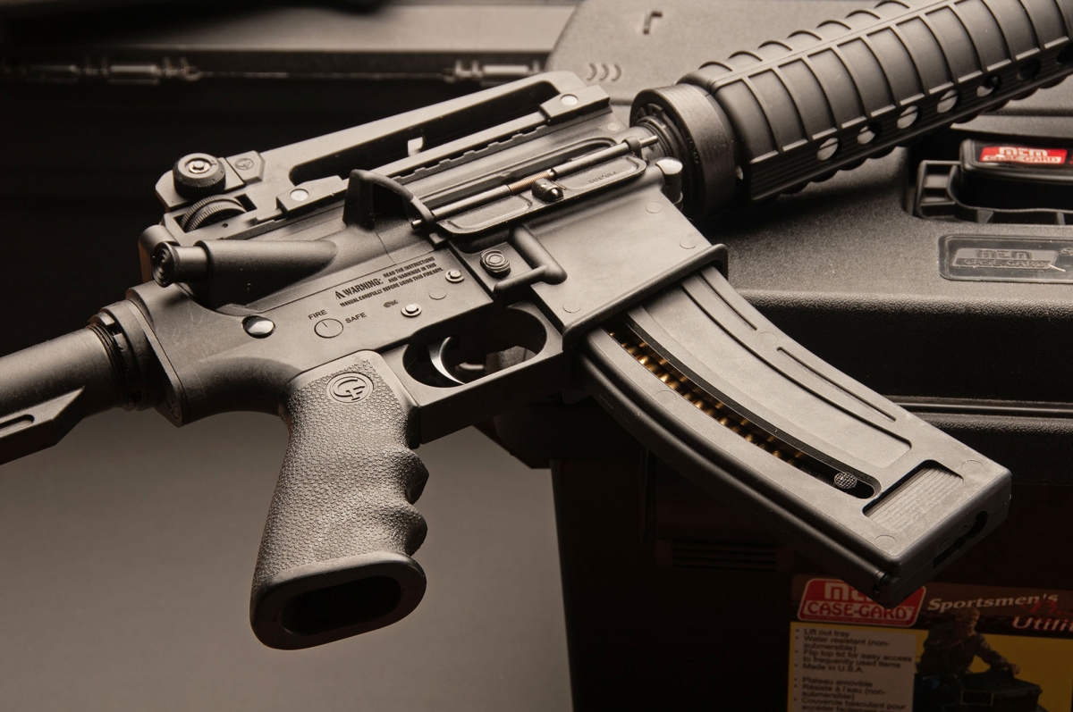Replica sportiva M4 in calibro 22 di Chiappa Firearms: un esempio delle &quot;armi d&#039;assalto&quot; che il Canada ha vietato