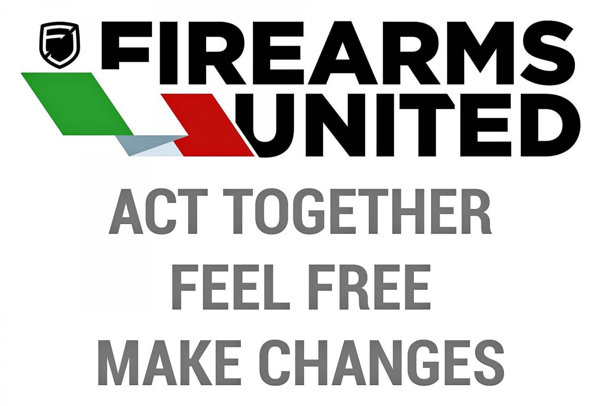 Attualmente Firearms United si propone come l'unica associazione che abbia come obiettivo la tutela dei diritti dei possessori d'armi a livello internazionale