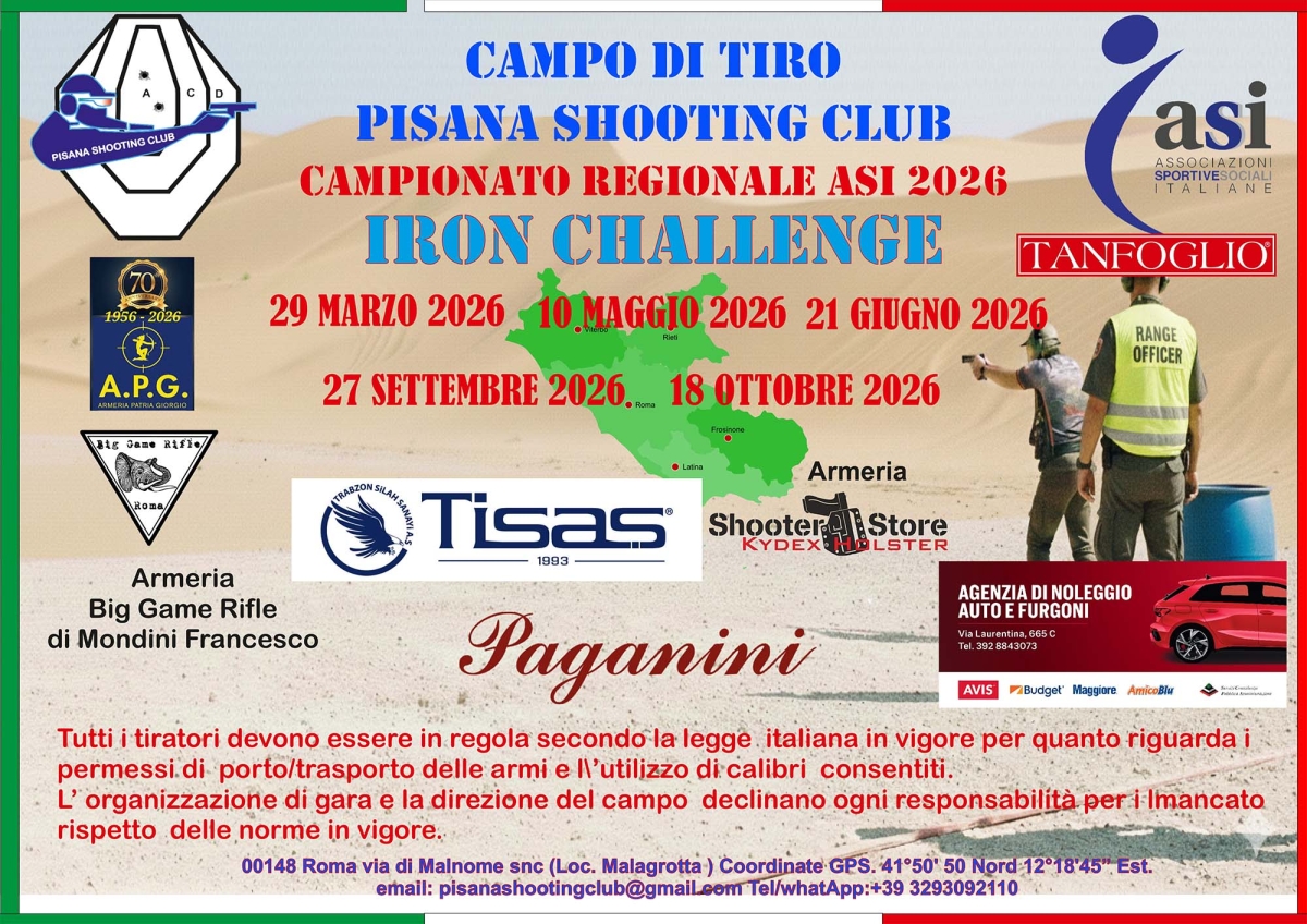 Trofeo Iron Challenge 2026 a Roma