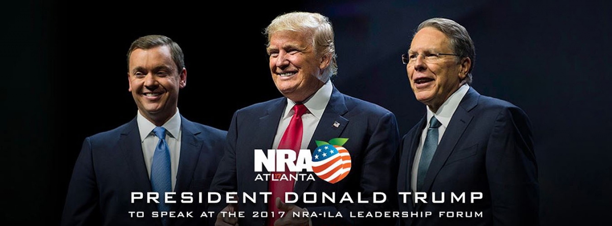 US President Donald Trump will attend the NRA Leadeship Forum 