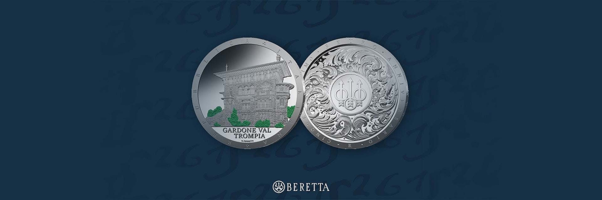 500 anni di Beretta: arriva la moneta d'argento commemorativa