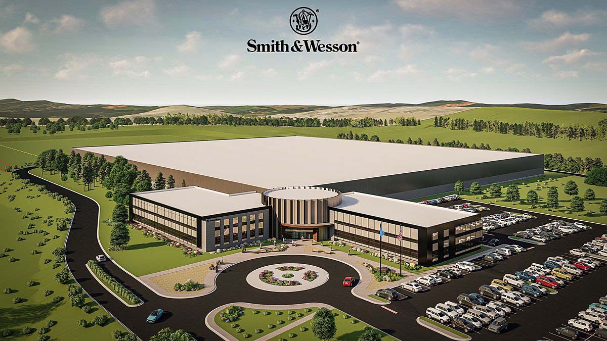 Smith & Wesson released this rendering of what their new headquarters in Maryville, Tennessee will look like – hosting both its industrial AND administrative activities as a whole