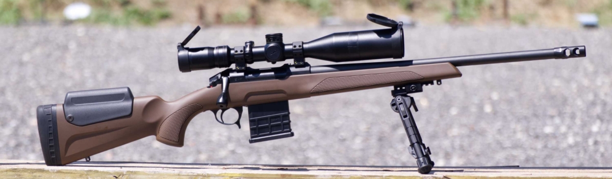 Le ottiche in MIL sono sempre più usate in ogni ambito, come su questa carabina Sabatti Shooter adatta per tiro e caccia.