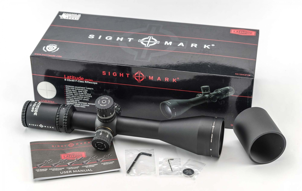 Sightmark Latitude 8-32x60 F-Class rifle scope