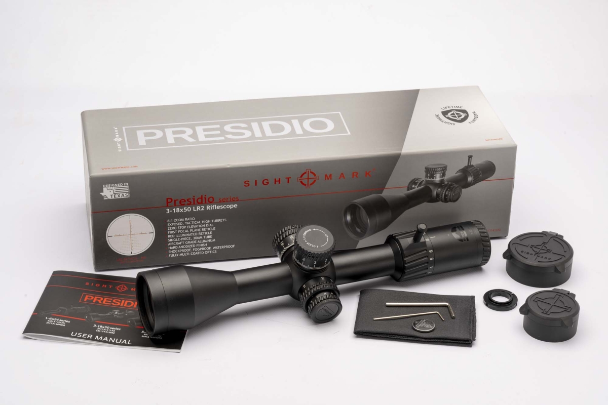 Sightmark Presidio 3-18x50 LR2 riflescope Sightmark Presidio 3-18x50 LR2 riflescope