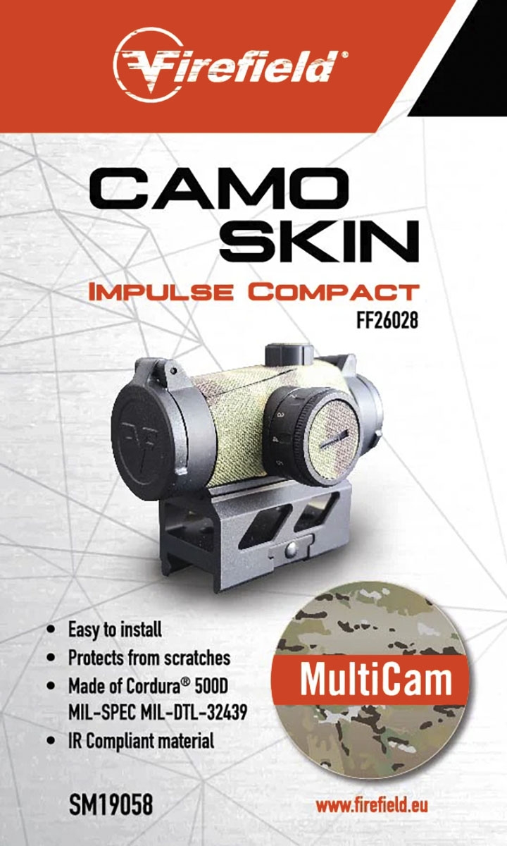 Firefield Impulse Compact MultiCam camo skins: more protection for your red dot sight