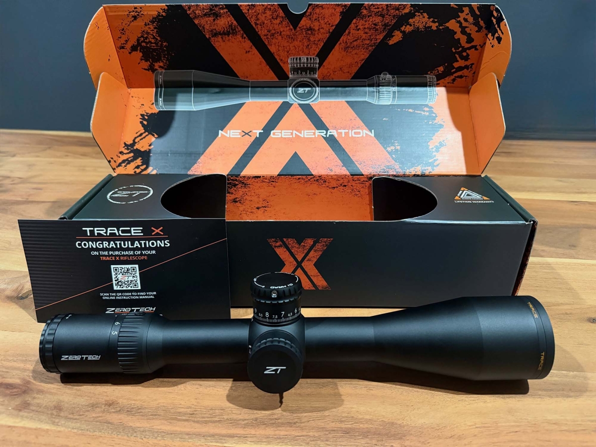 ZeroTech Optics Trace X 5-25x56 FFP high-performance riflescopes