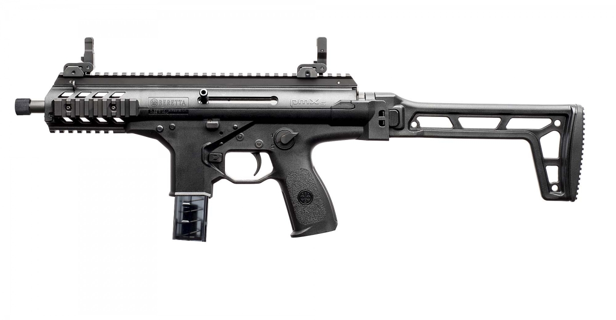 Beretta PMXs semi-automatic pistol-caliber carbine, left side