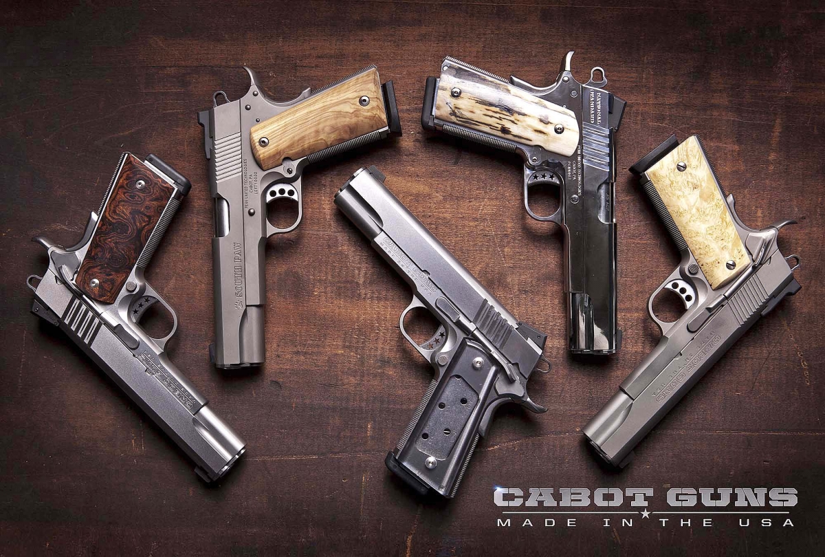 Italian-based Erredi Trading company will distribute the Cabot Guns 1911-style pistols in Europe!