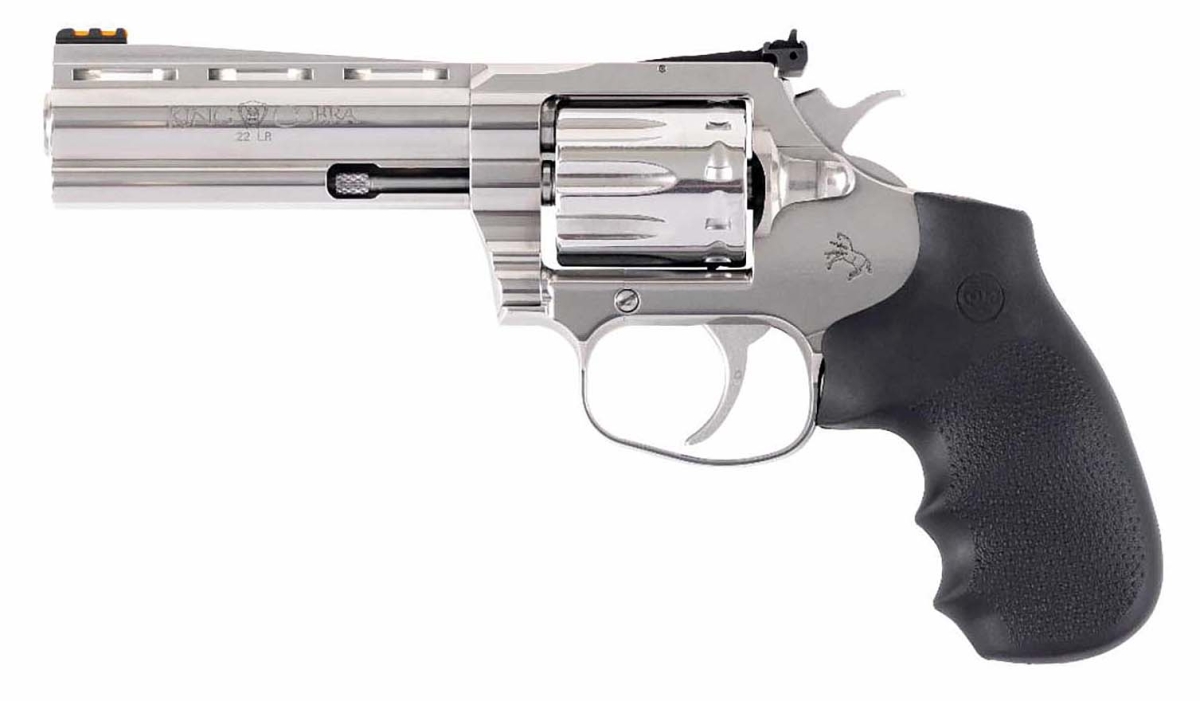 Colt King Cobra Target .22 Long Rifle revolver – left side