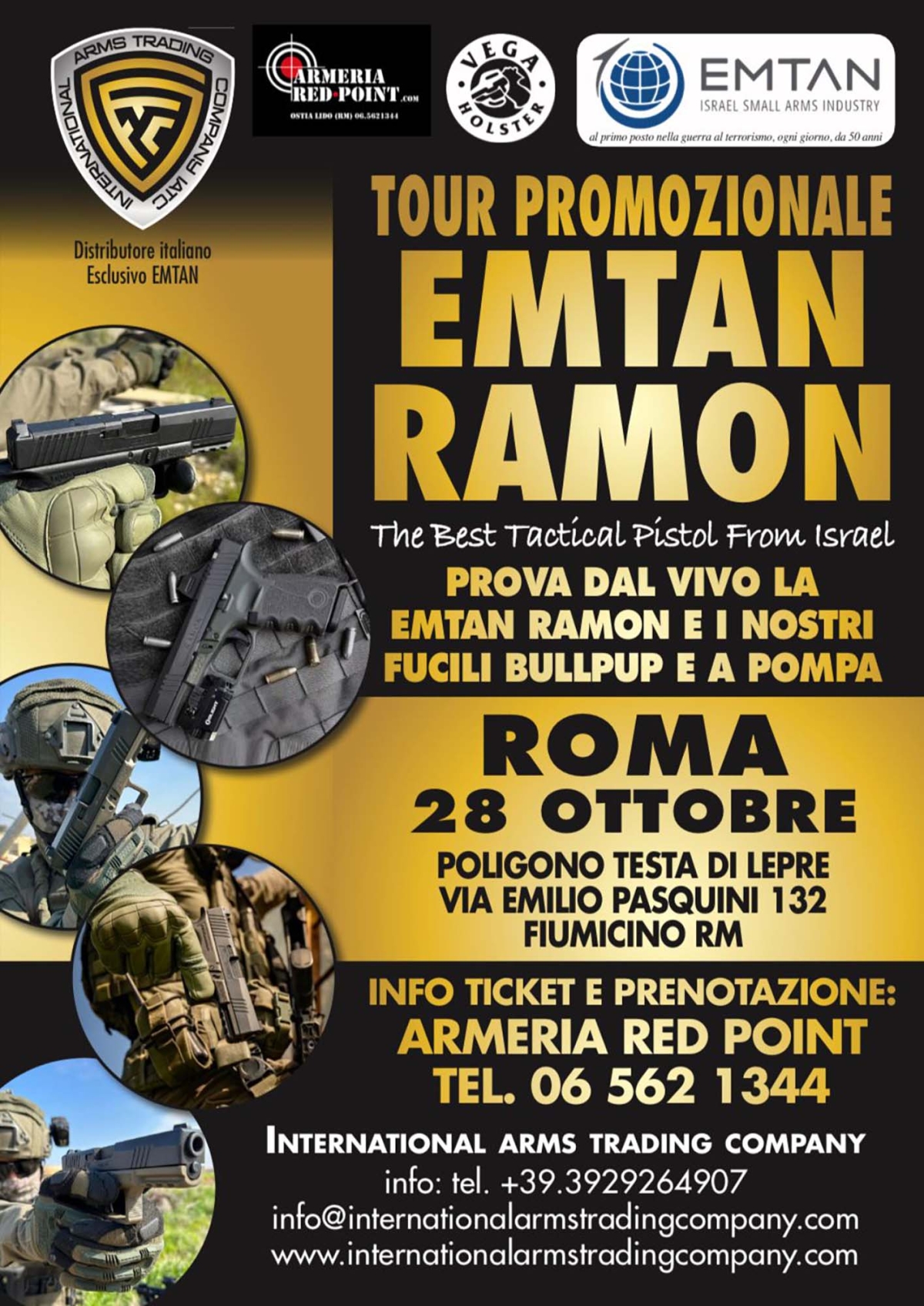 Pistola Emtan Ramon: Tour promozionale 2023 a Roma!