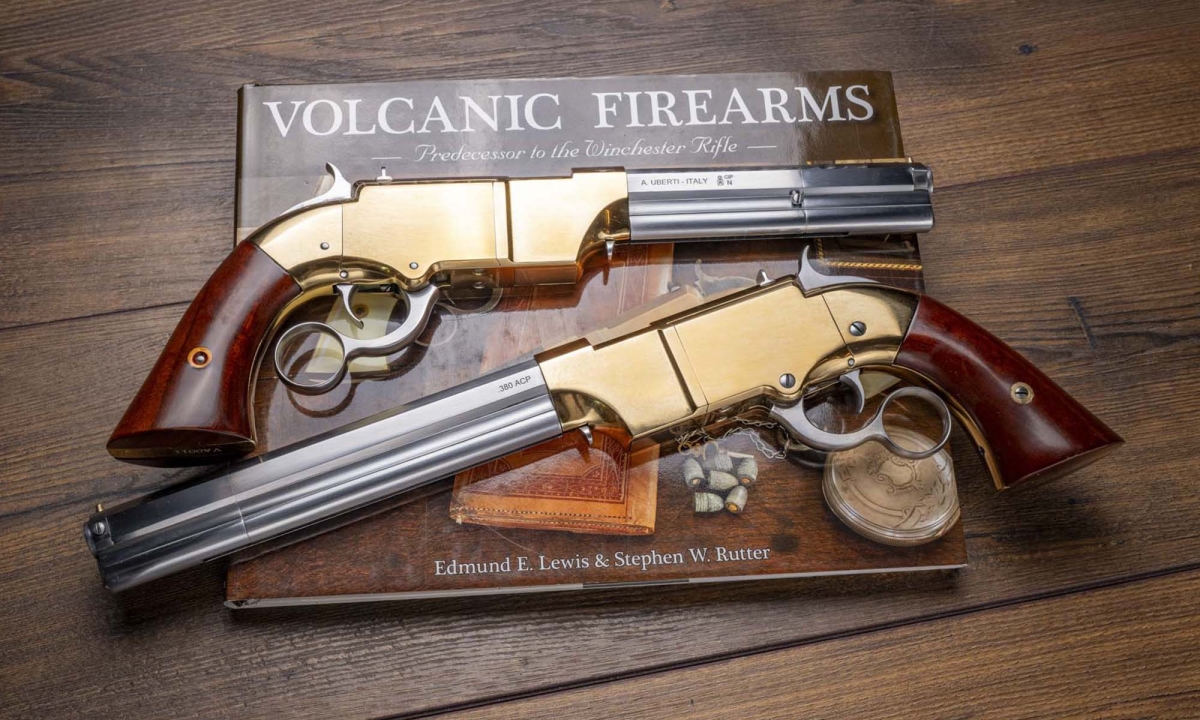 An Uberti prototype of the Volcanic pistol