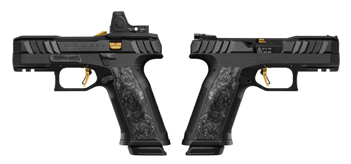 Laugo Arms Alien Remus: the "luxury" defensive pistol Laugo Arms Alien Remus 9mm Luger semi-automatic pistol – left and right side