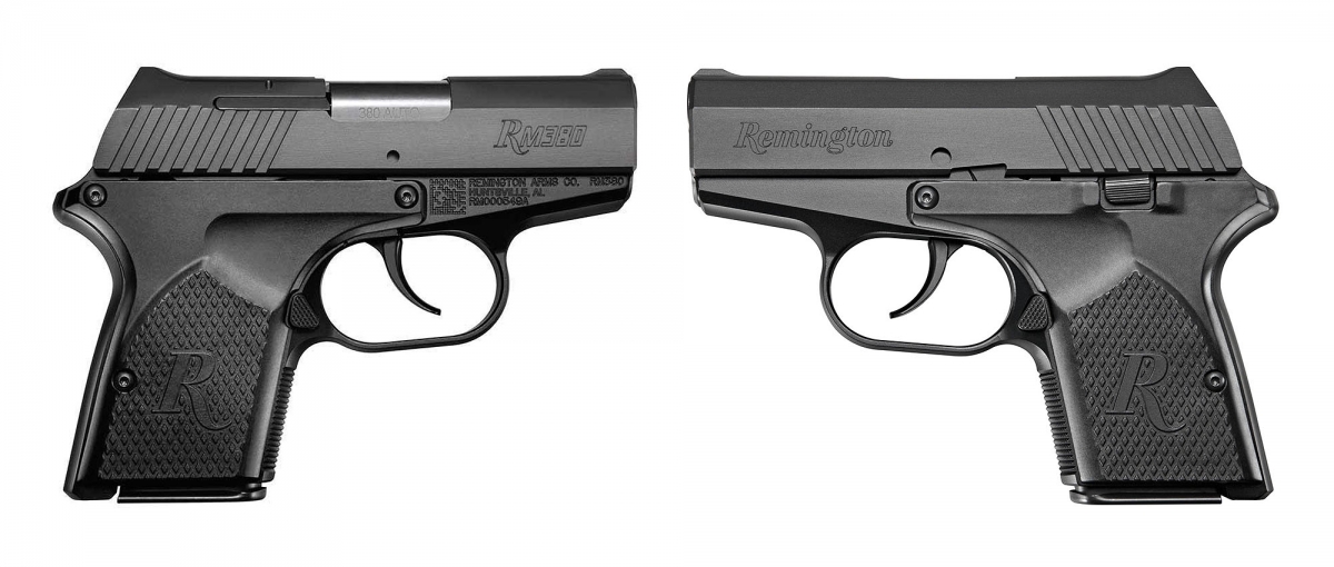 Viste laterali della Remington RM380