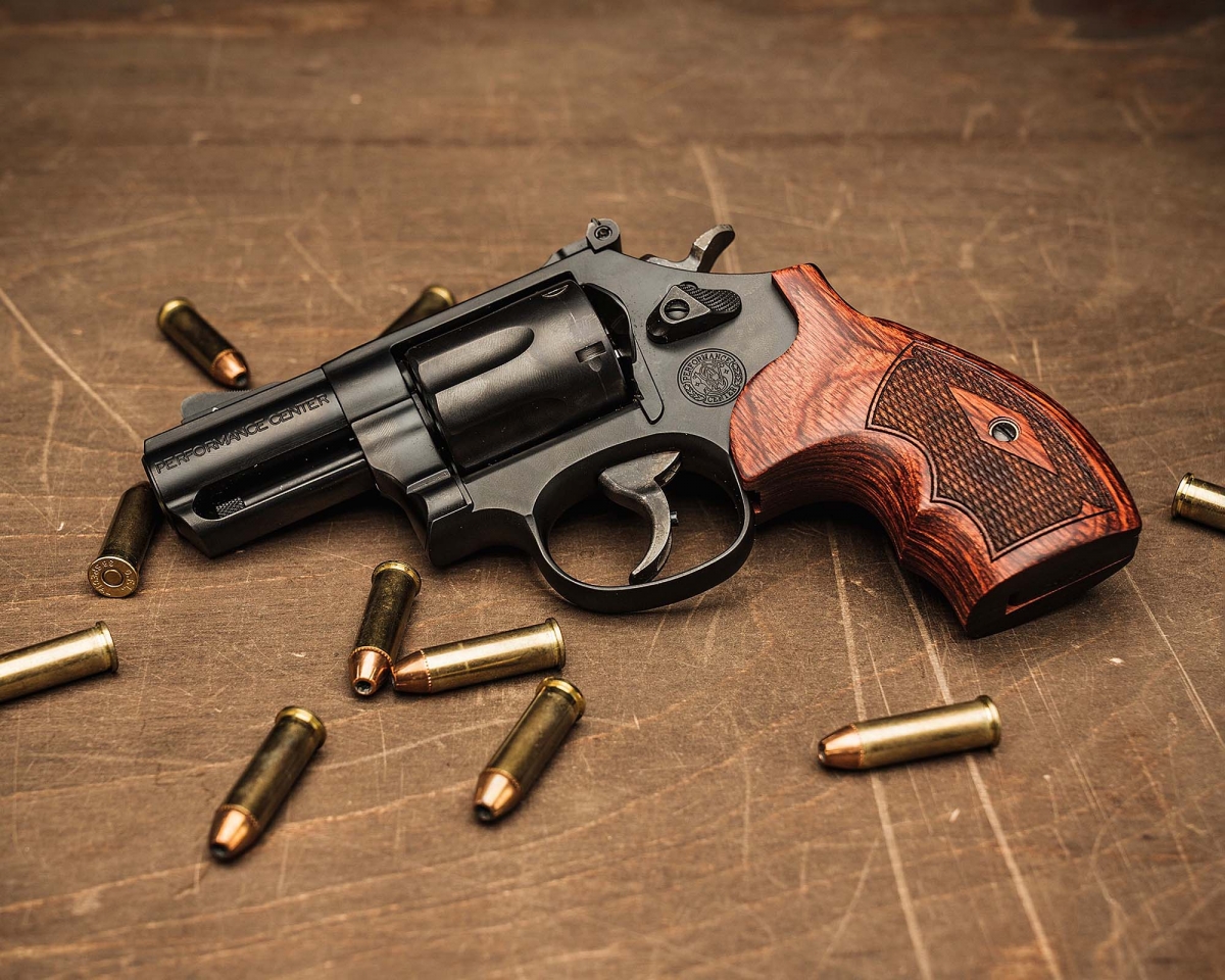 The new version of the Smith &amp; Wesson Model 19 Performance Center Carry Comp revolver features a 2.5&quot; barrel and a PowerPort compensator, perfect to tame the snappy recoil of high-power .357 Magnum and .38 Special defensive loads!