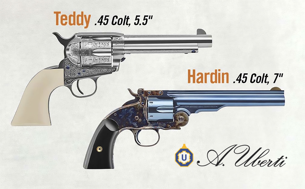 Uberti Hardin and Teddy revolvers
