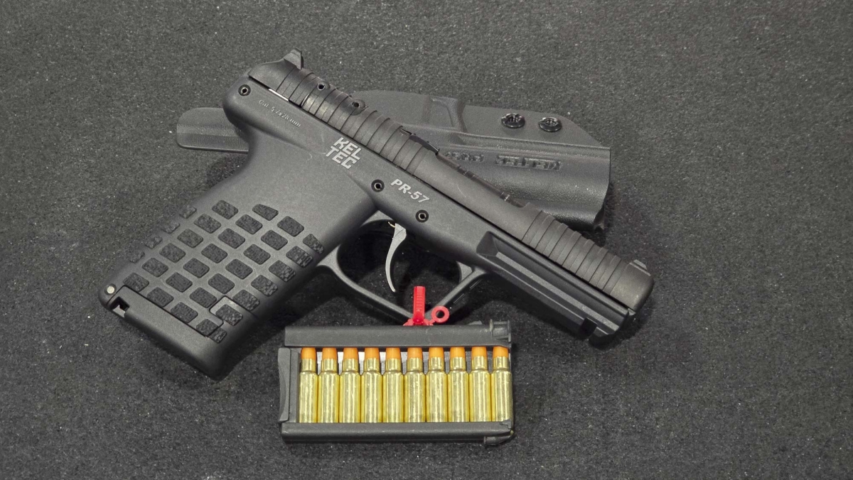 Kel-Tec PR57, a clip-fed carry pistol!