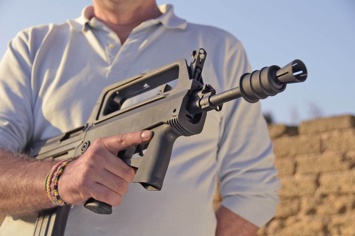 The M77 Commando is noticeably lightweight and handy, even for a bull-pup