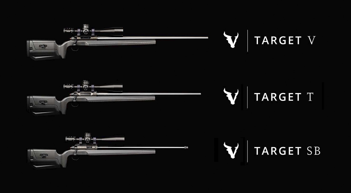 Victrix Armaments Target rifles with new T1000 carbon stock