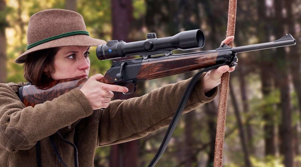 The Blaser R8 Compact was specifically conceived for women and smaller shooters
