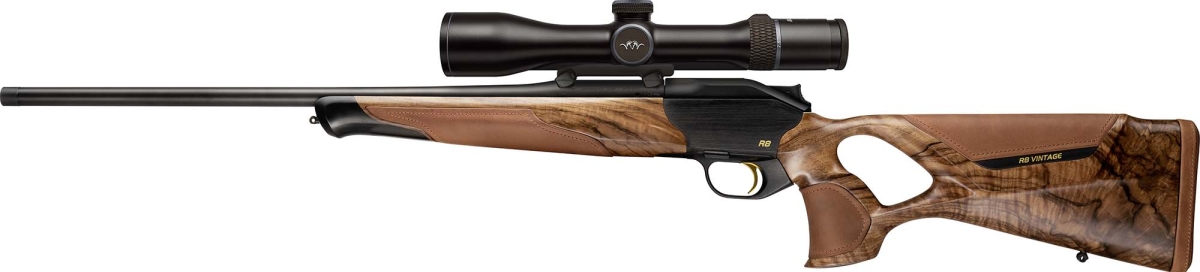 Blaser R8 Success Vintage: la carabina da caccia configurabile... di lusso Carabina Blaser R8 Success Vintage – lato sinistro