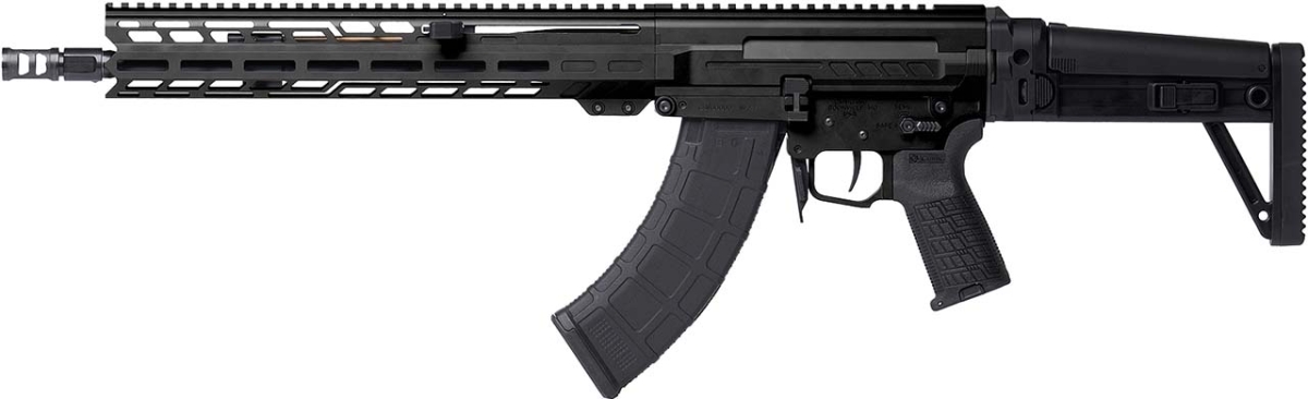 CMMG Mk47 Dissent 7.62x39mm semi-automatic rifle – left side