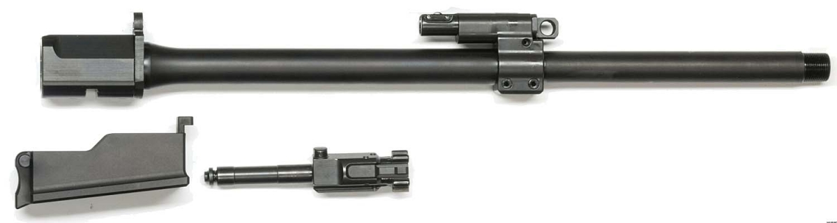 Replacing the barrel, bolt, magazine, and lower portion of the mag well, the user can convert the KAR-21 from 5-56mm/.223 to 7.62mm/.308, and vice-versa