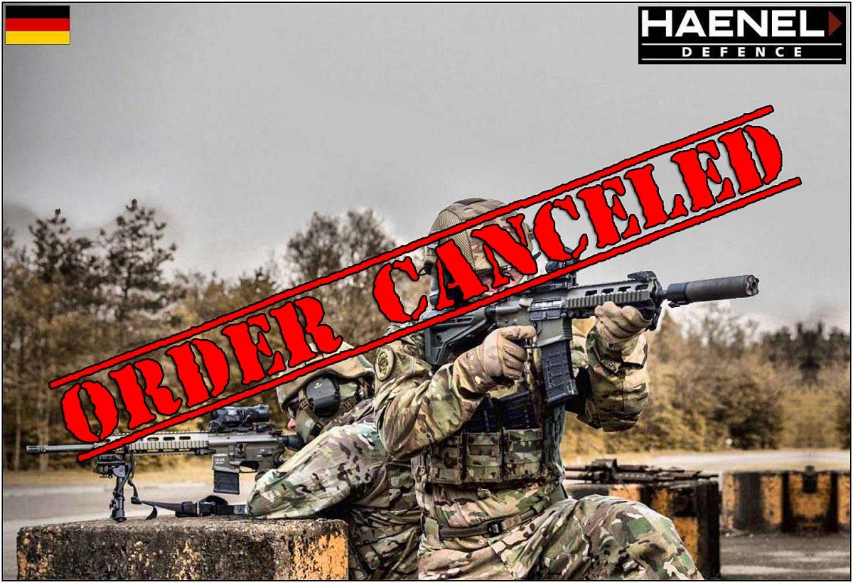 Haenel MK 556 order canceled by German Ministry of Defense!