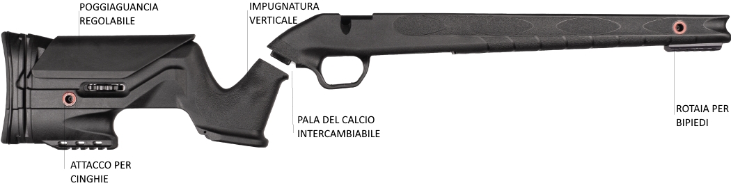 Istanbul Silah Monza Tactical, la carabina bolt-action modulare da Paganini
