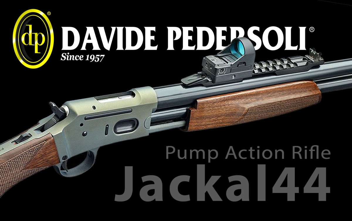 Pedersoli JACKAL44 Pump Action rifle