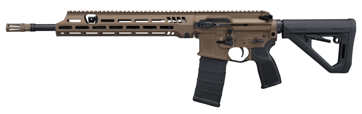 SIG Sauer SIG516 G3 Bronze 5.56x45mm semi-automatic rifle – left side
