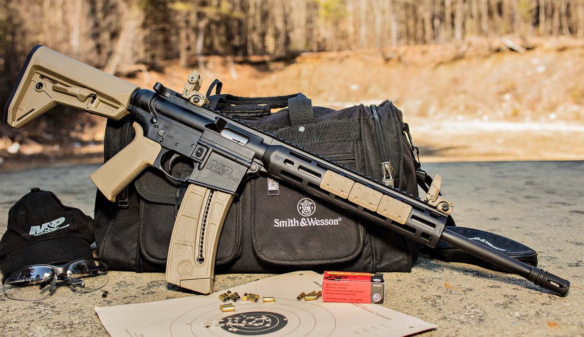 Outfitting the M&amp;P 15-22 Sport MOE SL with Magpul original equipment makes the M&amp;P 15-22 Sport MOE SL rifle an ideal training firearm for law enforcement