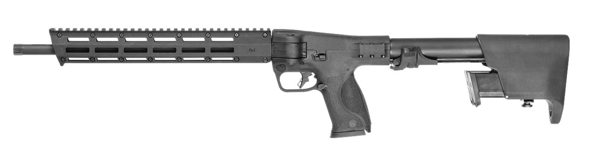 Smith & Wesson M&P FPC 10mm Auto folding carbine – left side