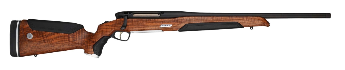 Carabina Steyr Monobloc ARMAD calibro .270 Winchester – lato destro, versione con calcio in legno
